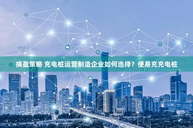 摛盈策略 充电桩运营制造企业如何选择？便易充充电桩